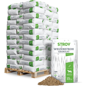 Strohgranulat – 15 kg x 65 Säcke